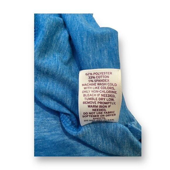 Zella Blue Lightweight Pullover Hoodie Size Small - Picture 4 of 5